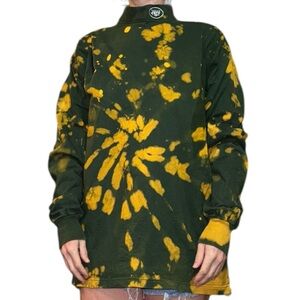 Bleach Tie-Dye NY Jets Thick Turtleneck Long Sleeve
